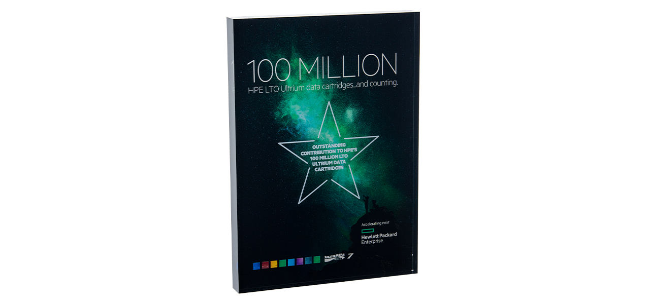 HPE LTO 100 Million Award